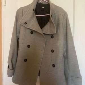 H&M jacket gray color